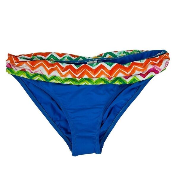 Bleu Rod Beattie Size 12 Chevron Banded Bikini Bottom NWOT - Picture 1 of 6
